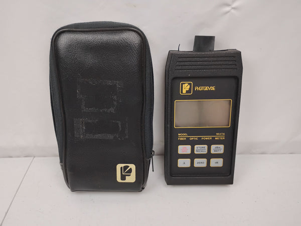 Photodyne 18XTA Fiber Optic Power Meter w/ Soft Carry Case