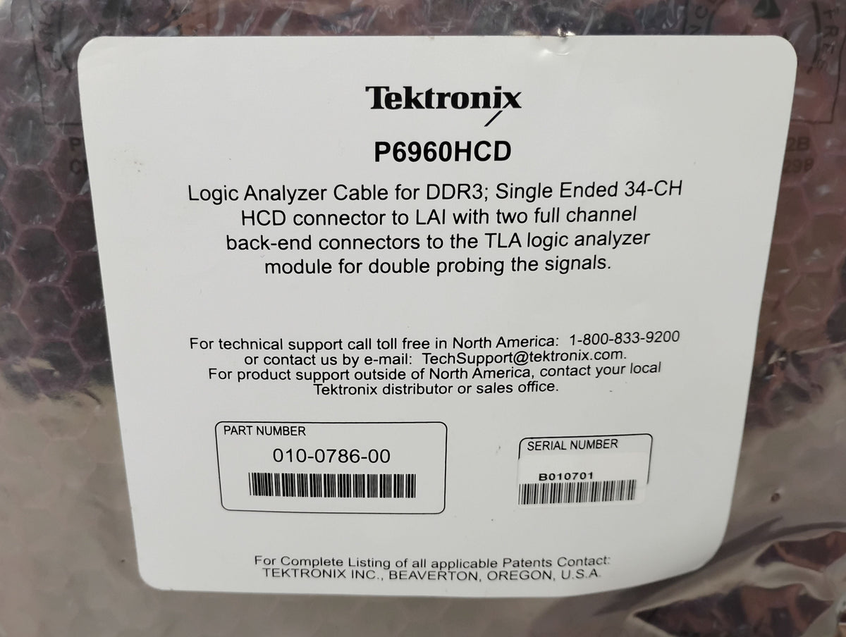 Tektronix P6960HCD Logic Analyzer Cable | P/N: 010-0786-00