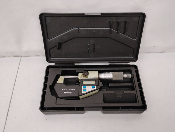 Mitutoyo 293-521 Digital Outside Micrometer | 0-25mm | 0.001mm