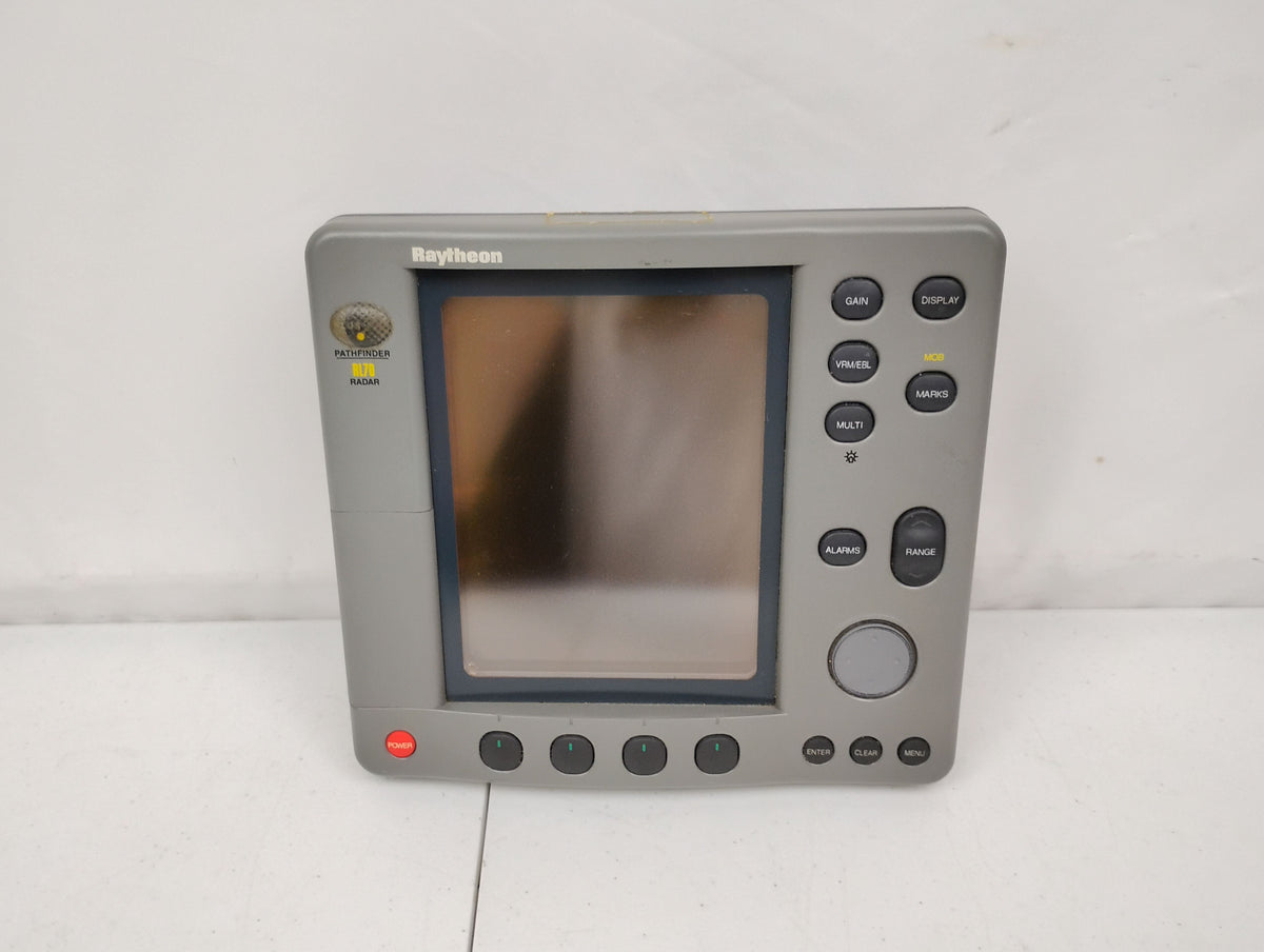 Raymarine Raytheon RL70 Radar Display Head Unit w/ Sun Cover | Sun Damaged