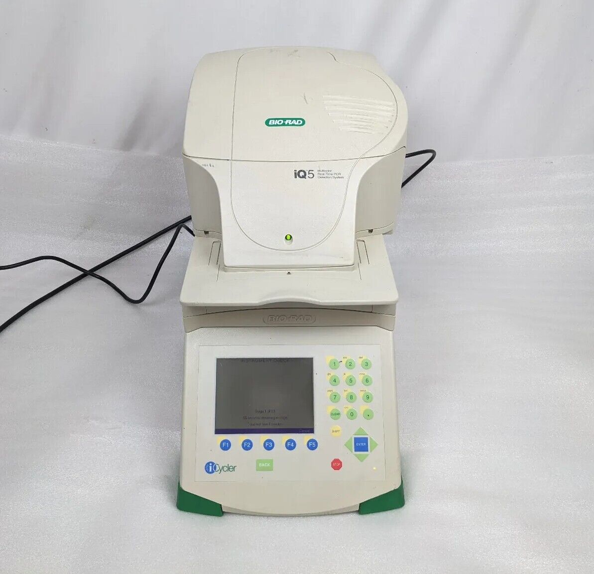 Bio Rad iCycler 582Br w/ IQ5 Optical Module RealTime PCR Detection System