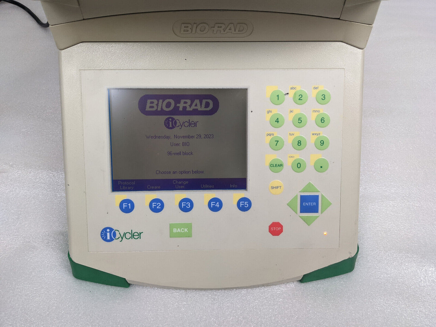 Bio Rad iCycler 582Br w/ IQ5 Optical Module RealTime PCR Detection System