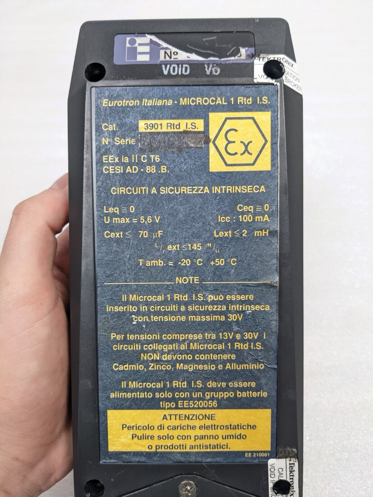 For Parts/Repair | Eurotron Microcal 1 Multifunction Calibrator - "Error 0"