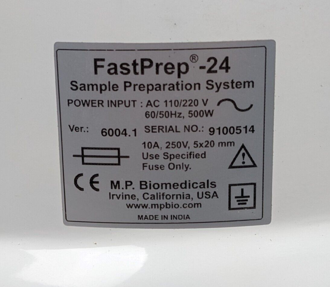 For Parts/Repair | MP Bio Fast Prep 24 Cell Homogenizer fastprep-24 - Does Not Power