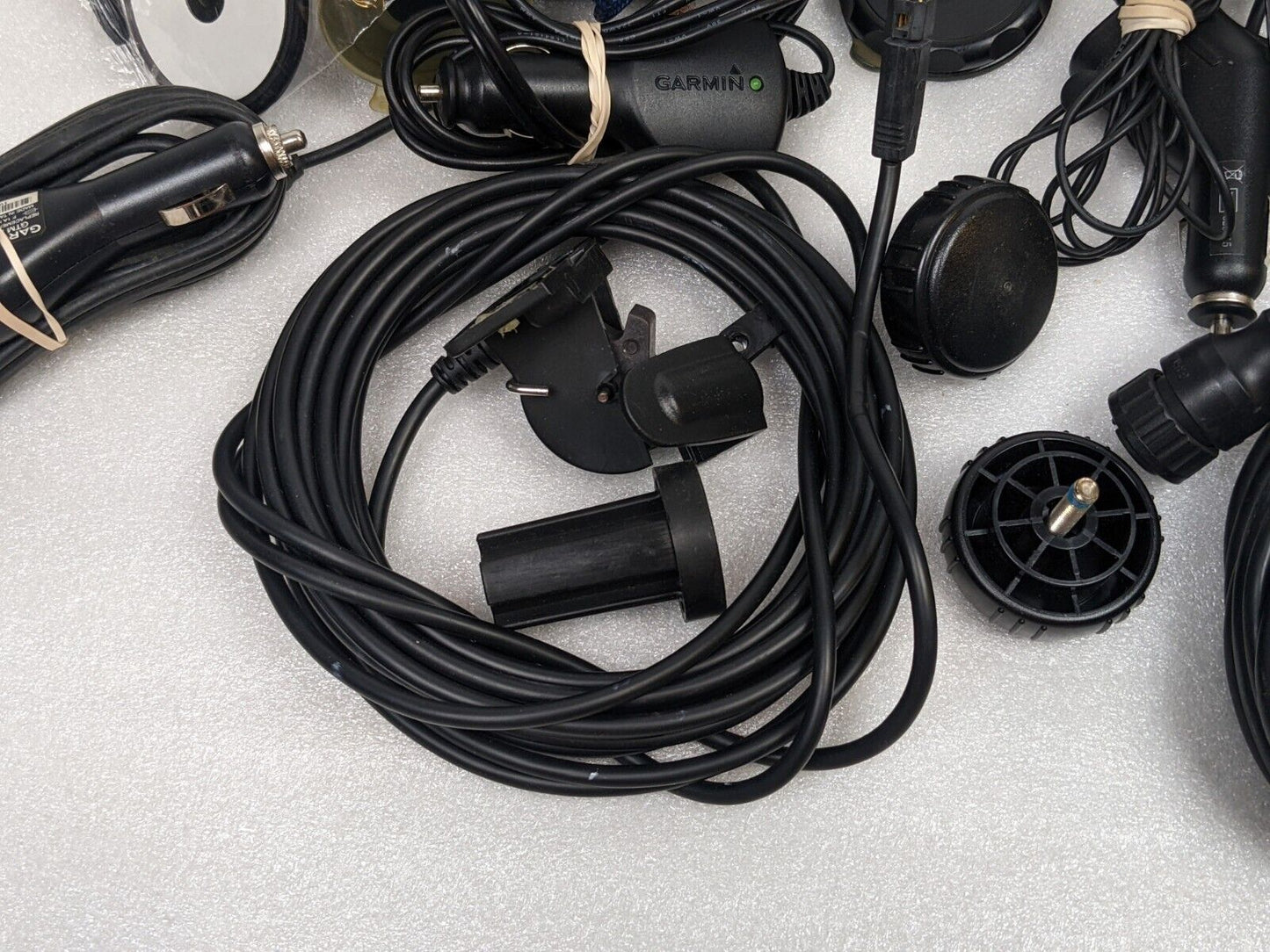 For Parts/Repair | Lot of Garmin Chargers, Mount, Cables, Covers, & More - Navigator & Marine