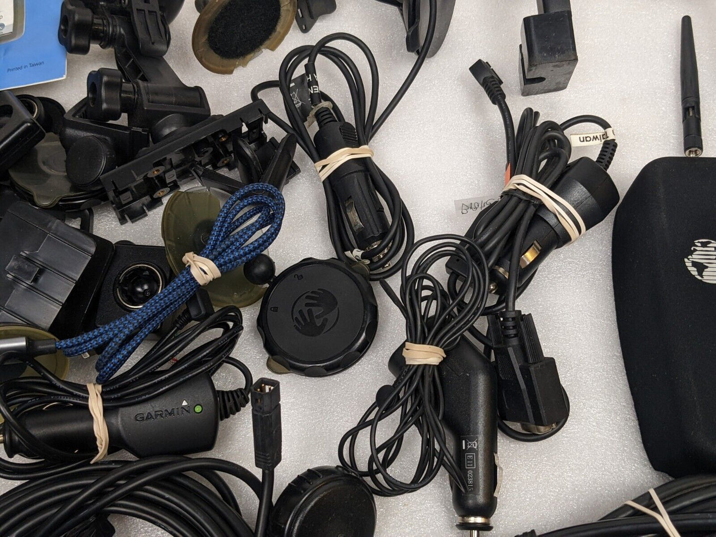 For Parts/Repair | Lot of Garmin Chargers, Mount, Cables, Covers, & More - Navigator & Marine