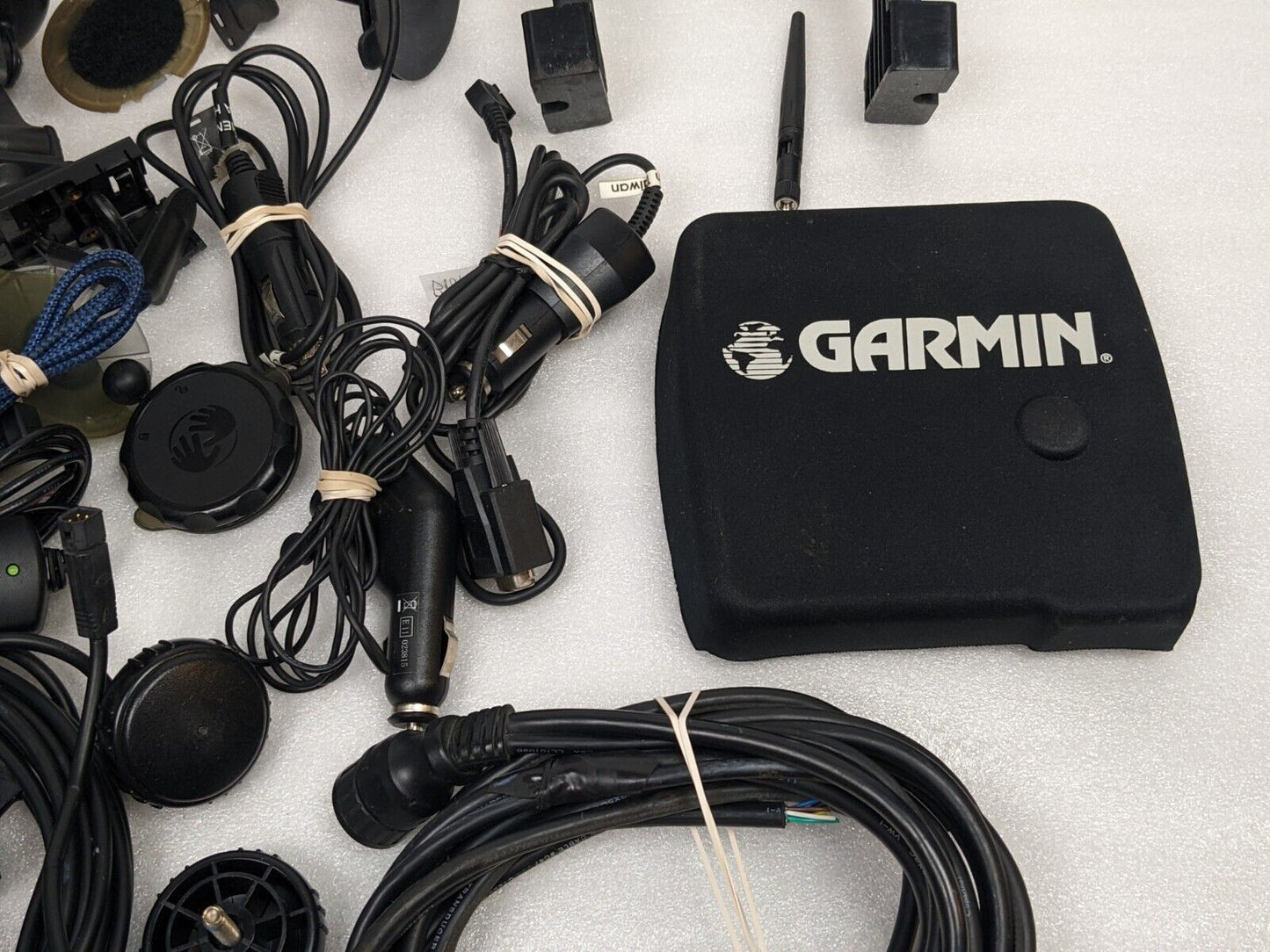 For Parts/Repair | Lot of Garmin Chargers, Mount, Cables, Covers, & More - Navigator & Marine