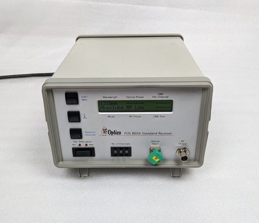 RF Optics FOS 860A Standard Optical Receiver