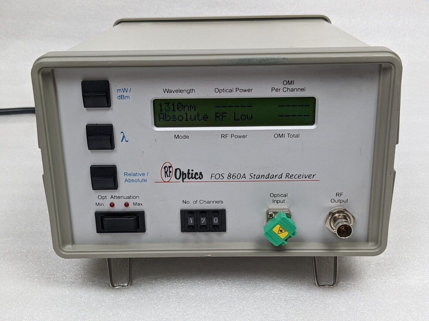 RF Optics FOS 860A Standard Optical Receiver