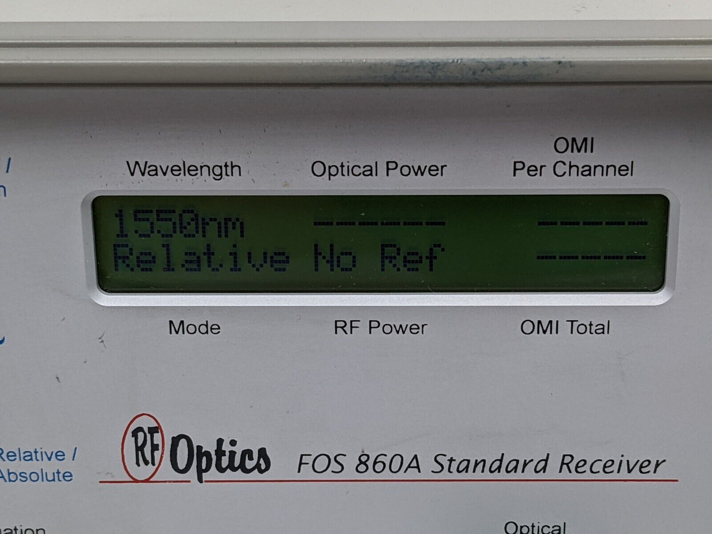 RF Optics FOS 860A Standard Optical Receiver