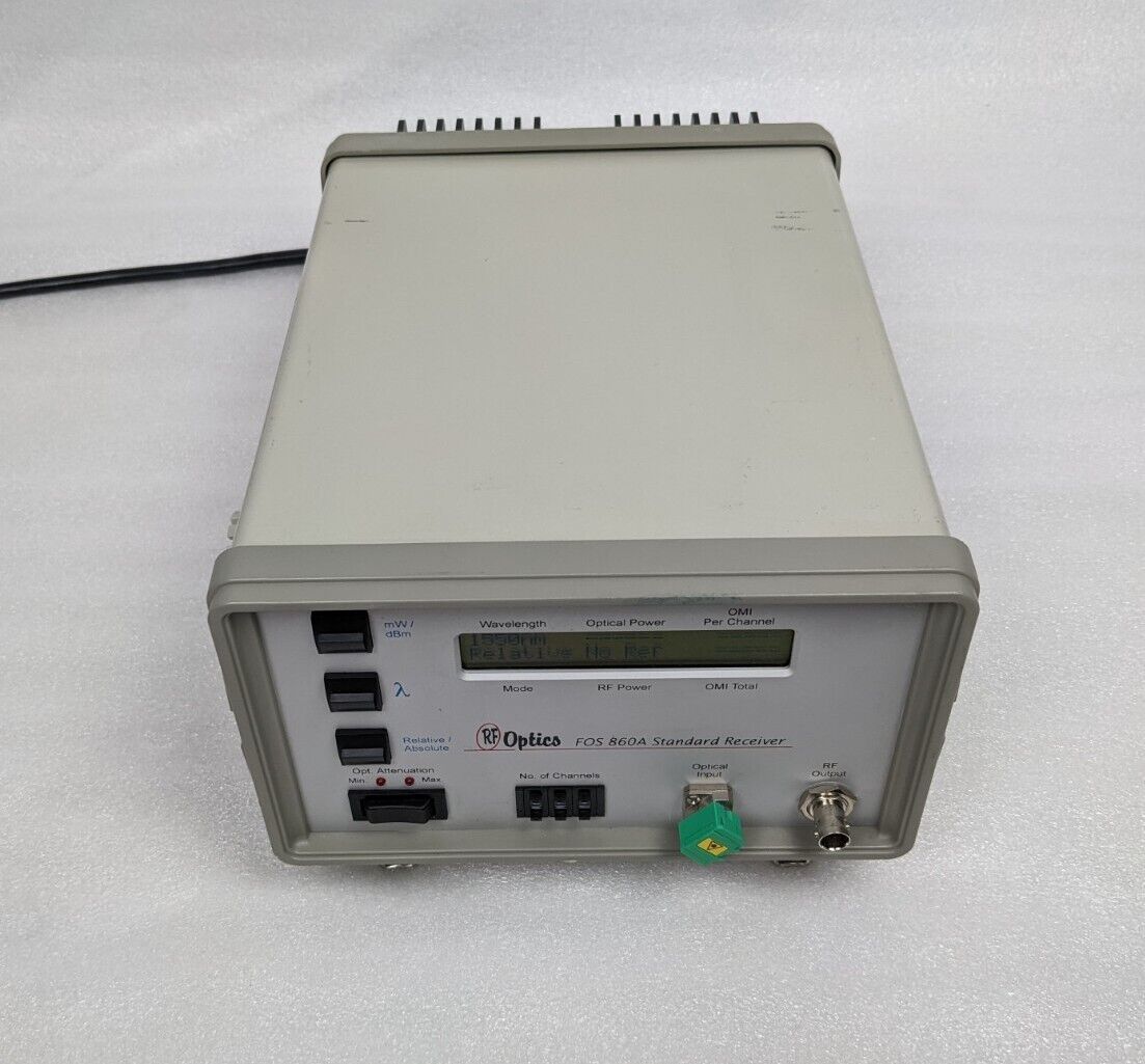 RF Optics FOS 860A Standard Optical Receiver