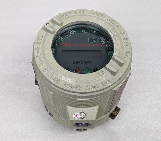 GE Panametrics XMT868 Ultrasonic Liquid Flow Transmitter Explosion Proof Housing