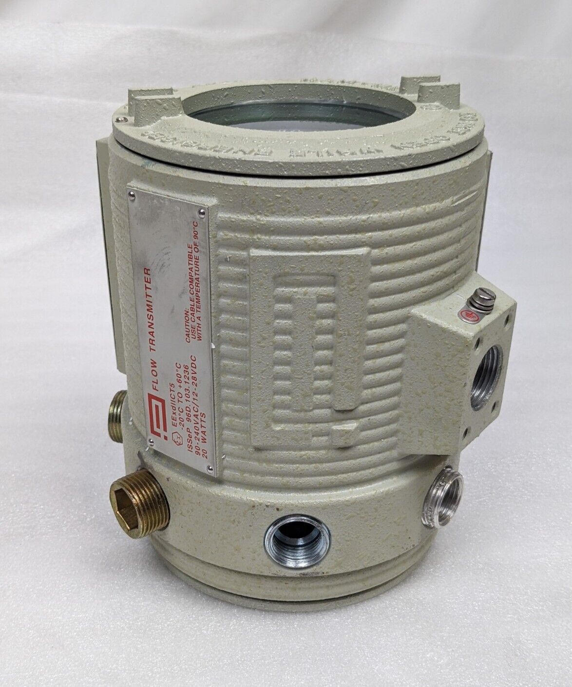 GE Panametrics XMT868 Ultrasonic Liquid Flow Transmitter Explosion Proof Housing