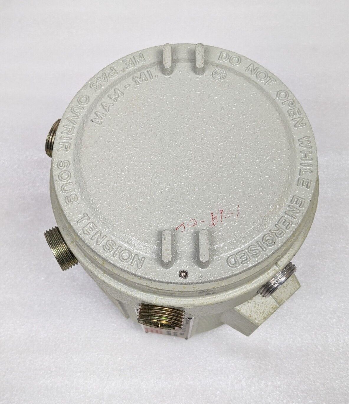 GE Panametrics XMT868 Ultrasonic Liquid Flow Transmitter Explosion Proof Housing