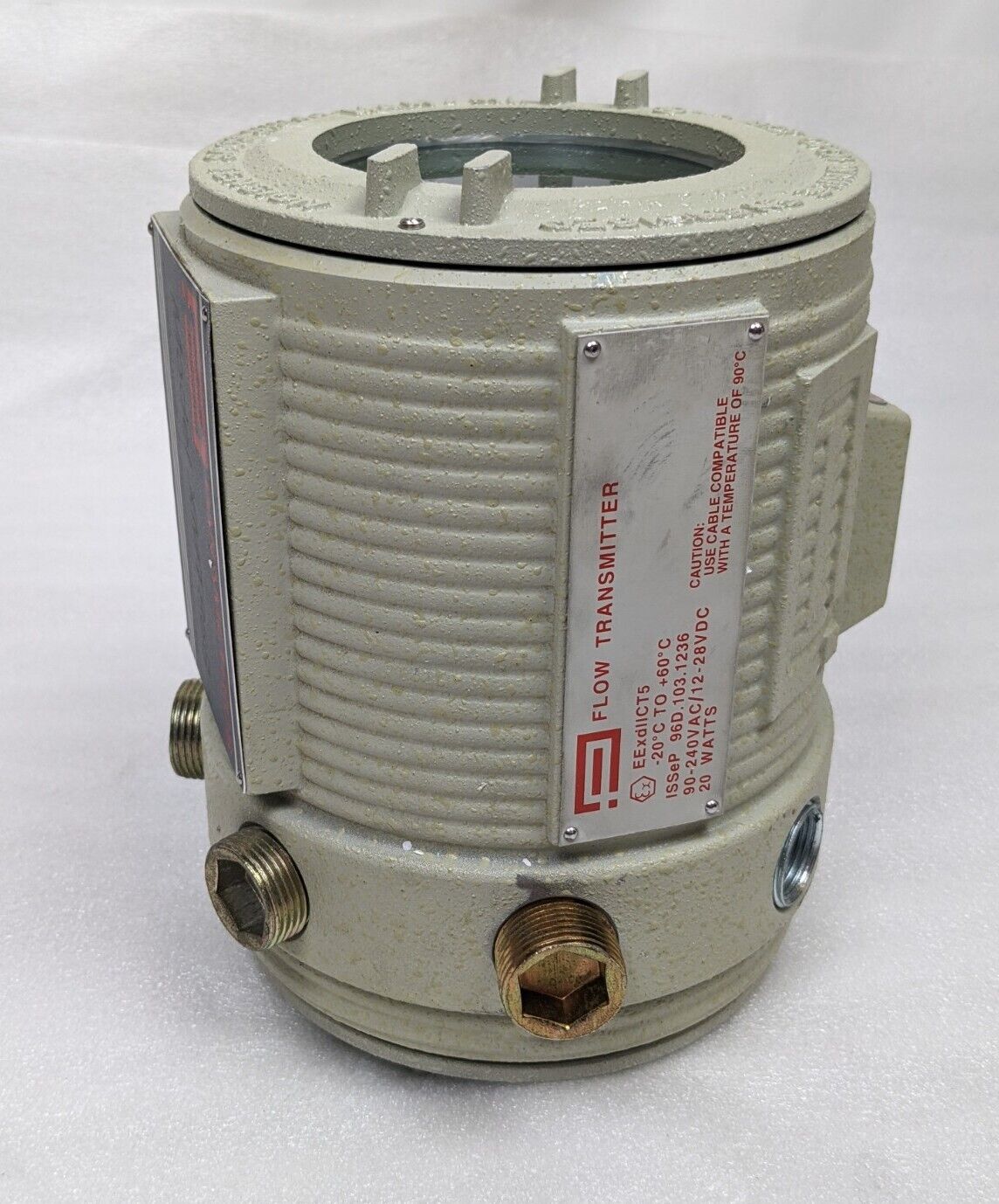 GE Panametrics XMT868 Ultrasonic Liquid Flow Transmitter Explosion Proof Housing