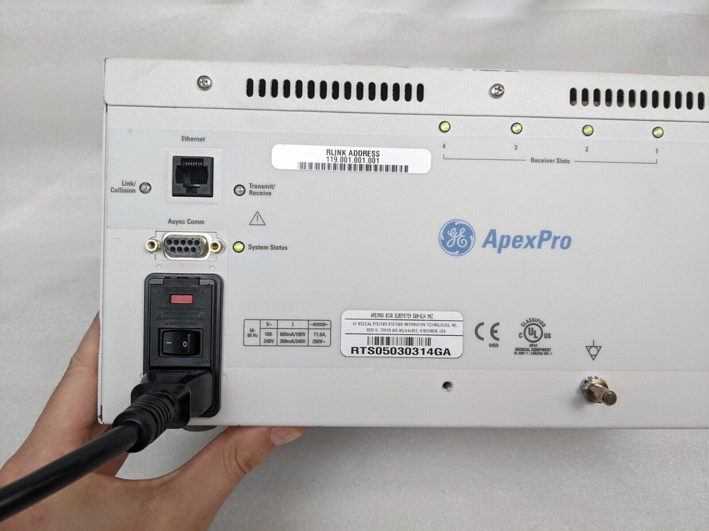 GE ApexPro RCVR Subsystem 560-614 mhz Telelemetry Receiver