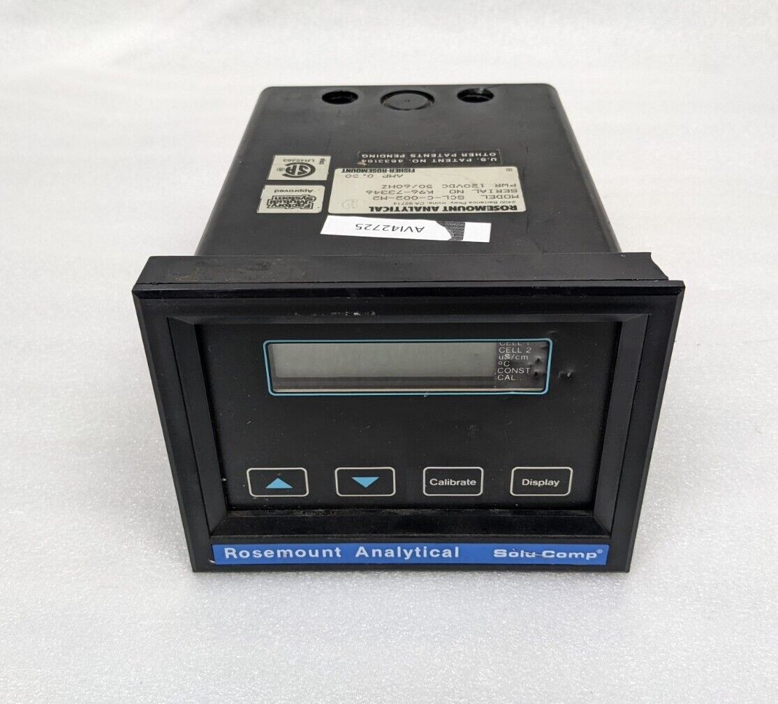 Rosemount SCL-C-002-M2 Solu Comp Water Quality Analyzer SCLC002M2