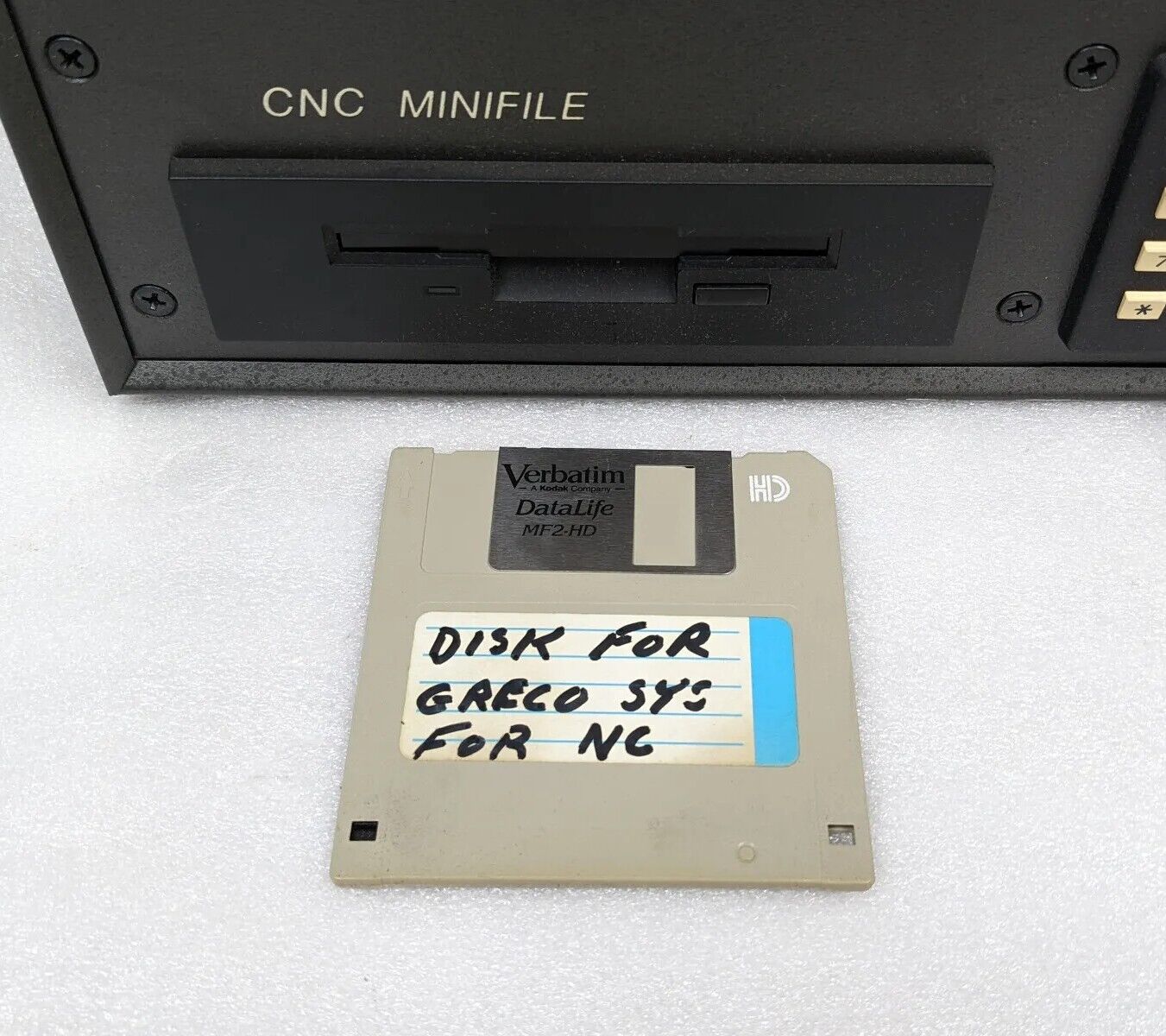 Greco 5274 P-S2 Floppy Drive CNC Mini File