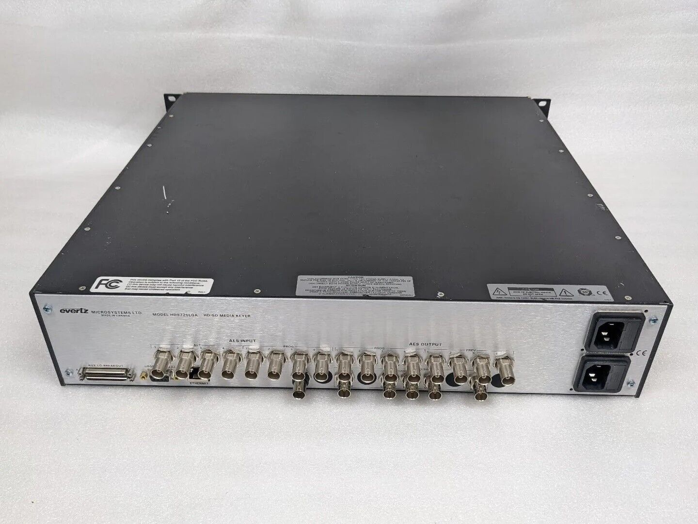 Evertz HD9725LGA Namedropper HD/SD Logo Media Keyer