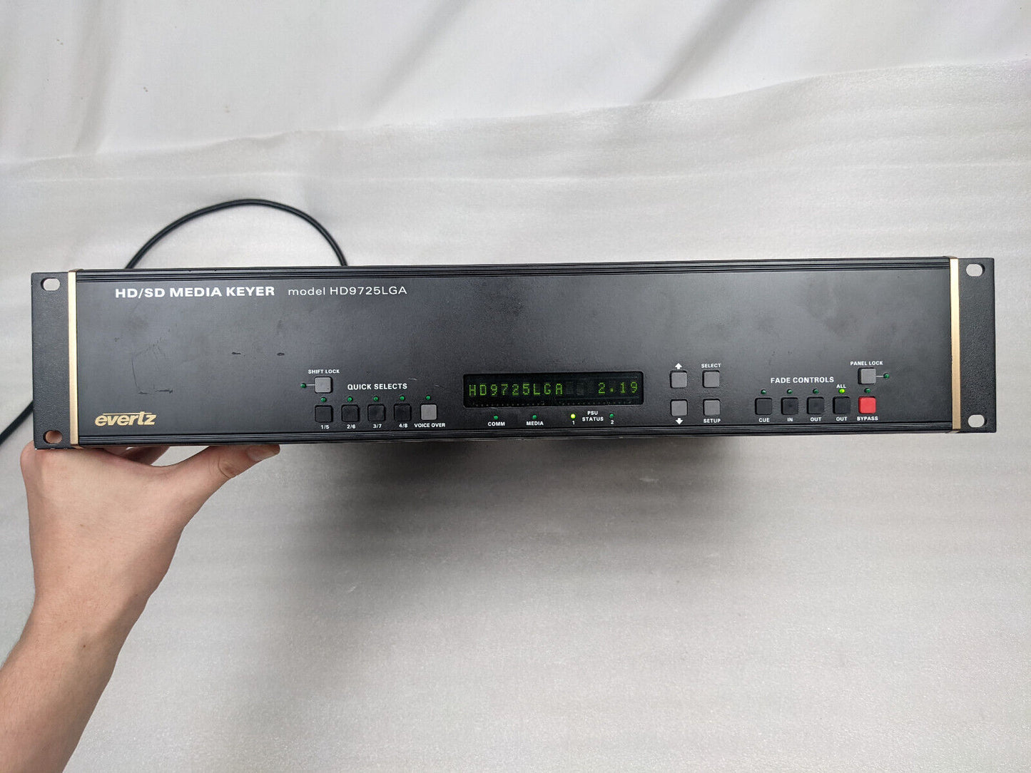 Evertz HD9725LGA Namedropper HD/SD Logo Media Keyer