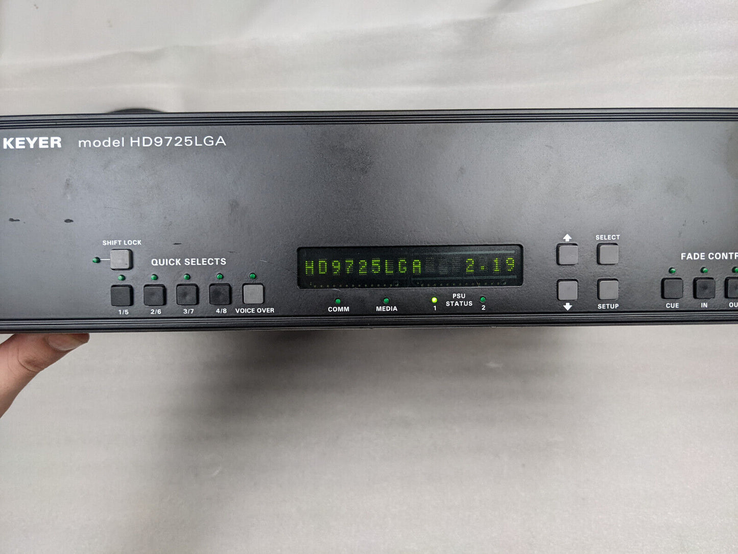 Evertz HD9725LGA Namedropper HD/SD Logo Media Keyer
