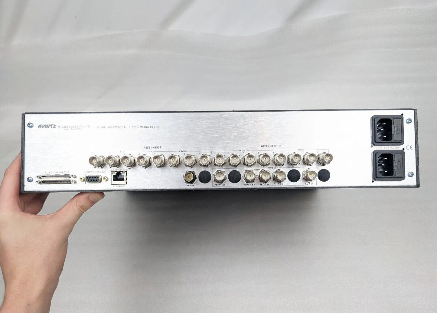 Evertz HD9725LGA Namedropper HD/SD Logo Media Keyer
