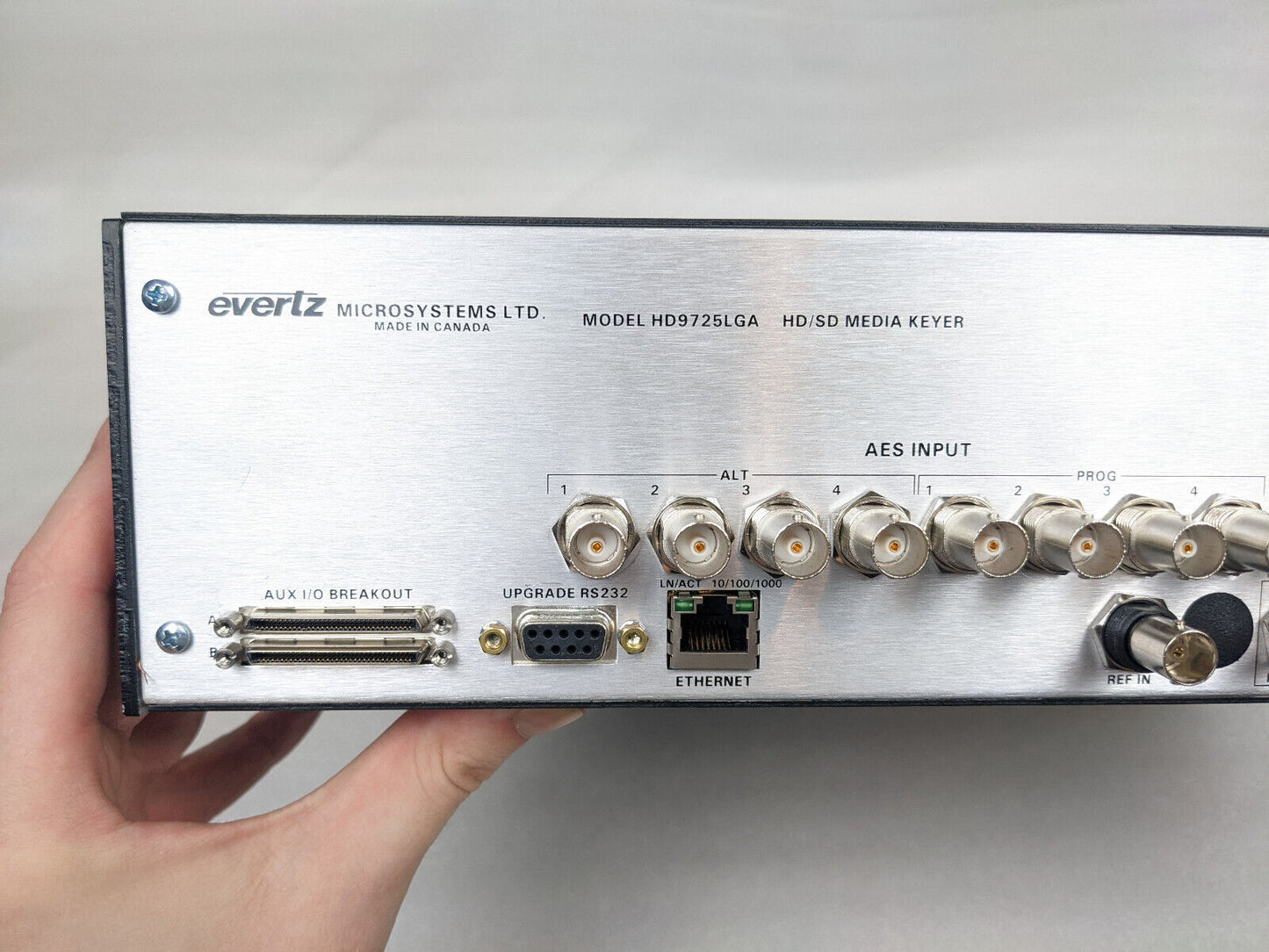 Evertz HD9725LGA Namedropper HD/SD Logo Media Keyer