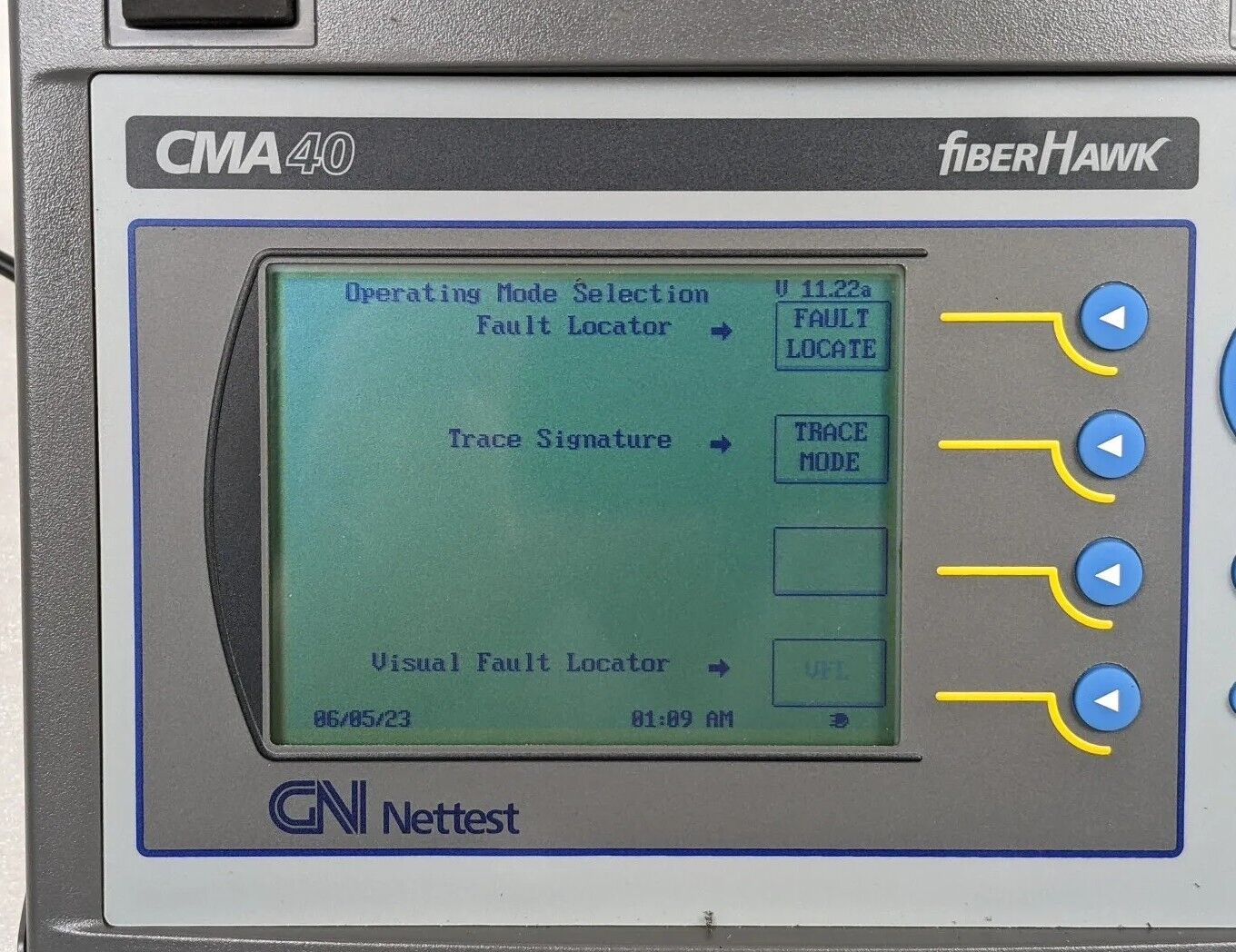 GN Nettest CMA40 FiberHawk | GN Nettest CMA4015 Fiber Optic Tester w/ Case