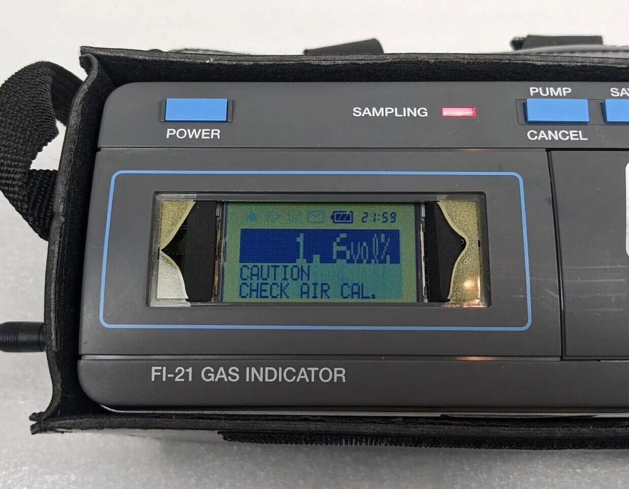 Riken Keiki FI-21 Portable Gas Indicator Monitor | Calibration Due