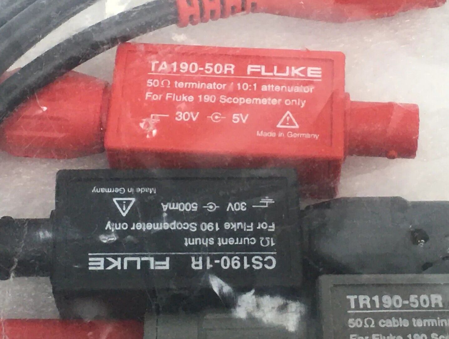 Fluke TR190-50R Terminator / TA190-50R Terminator / CS190-1R Current Shunt