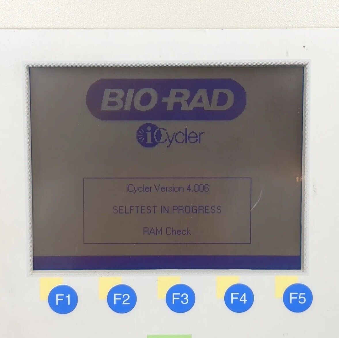 For Parts/Repair | Bio-Rad iCycler Thermal Cycler w/ iQ5 Real Time PCR Optical Module | Heat Err