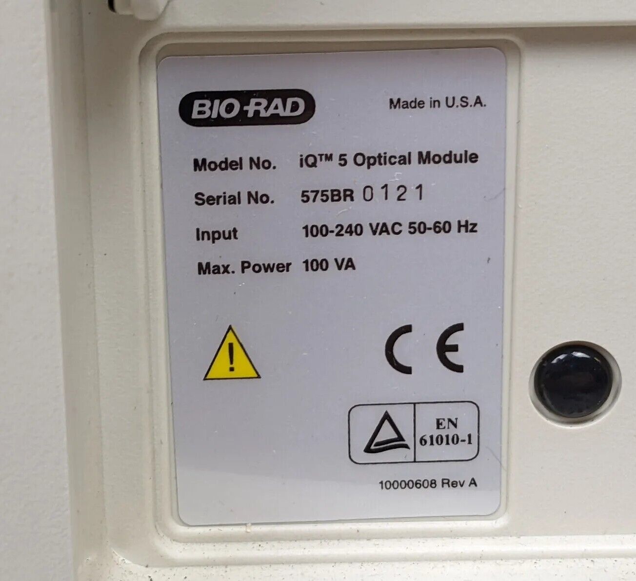 For Parts/Repair | Bio-Rad iCycler Thermal Cycler w/ iQ5 Real Time PCR Optical Module | Heat Err