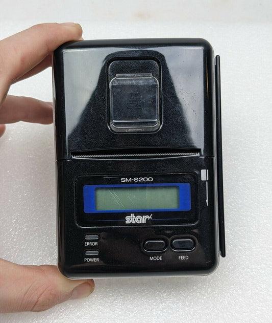 For Parts/Repair | Star Micronics SM-S200 Compact Portable Bluetooth USB Receipt Printer No Cables