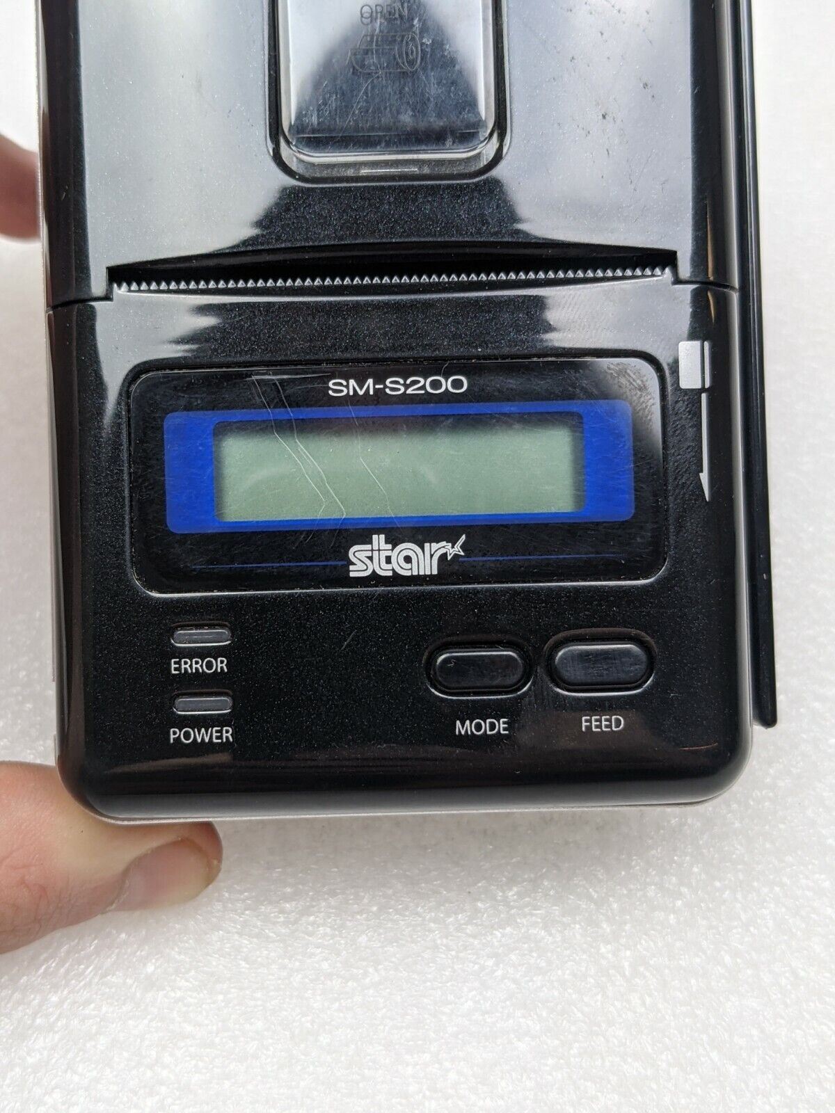 For Parts/Repair | Star Micronics SM-S200 Compact Portable Bluetooth USB Receipt Printer No Cables