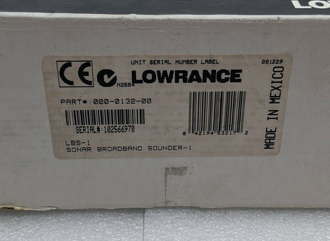 Lowrance LBS-1 Broadband Sounder 1 Sonar