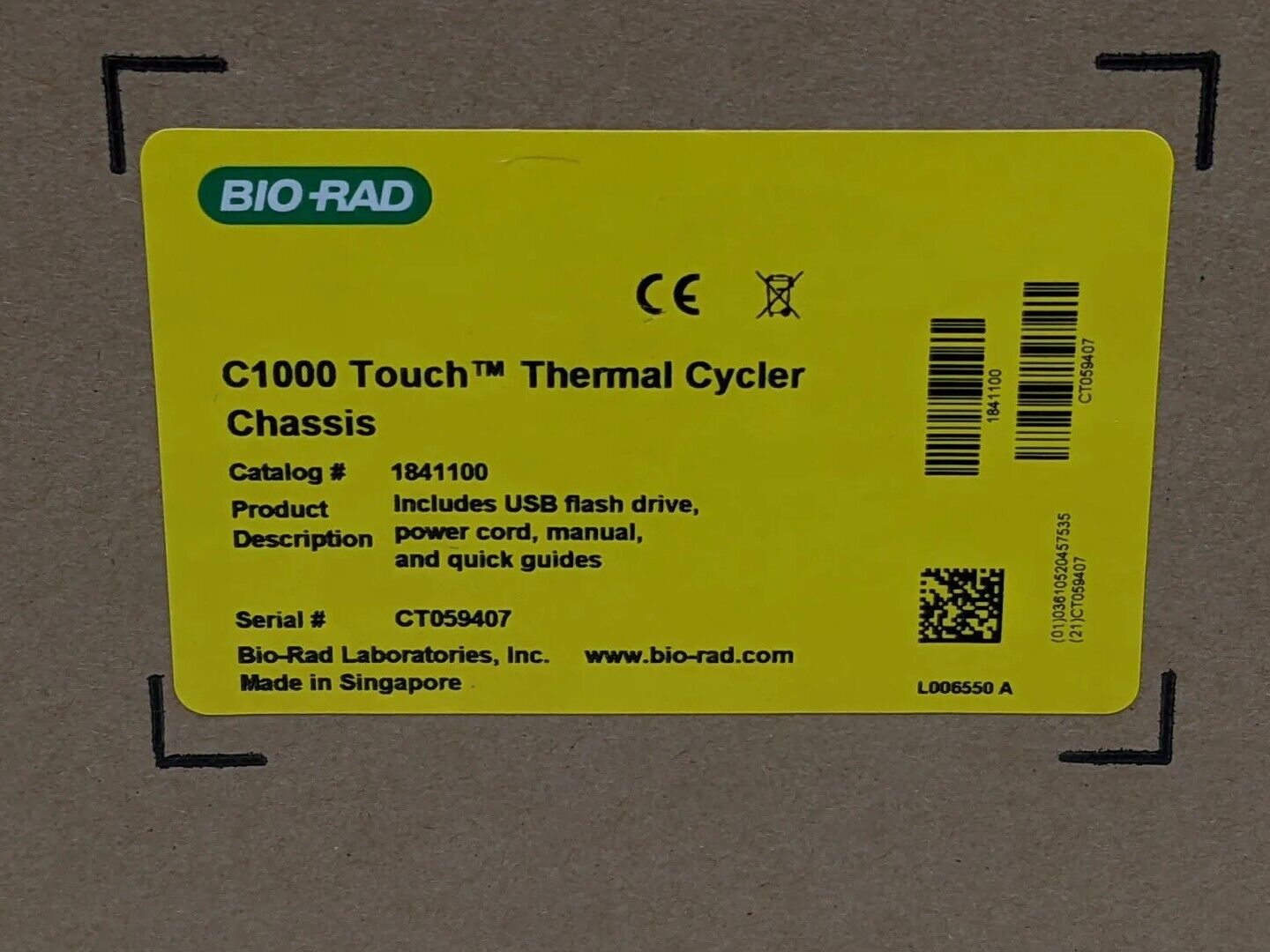 Bio-Rad C1000 PCR Thermal Cycler