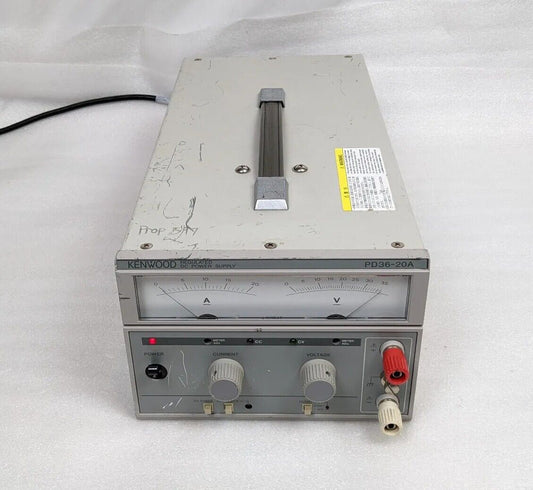 Kenwood PD36-20AD Regulated DC Power Supply 0-36 Volts / 0-20 Amp - Load Tested