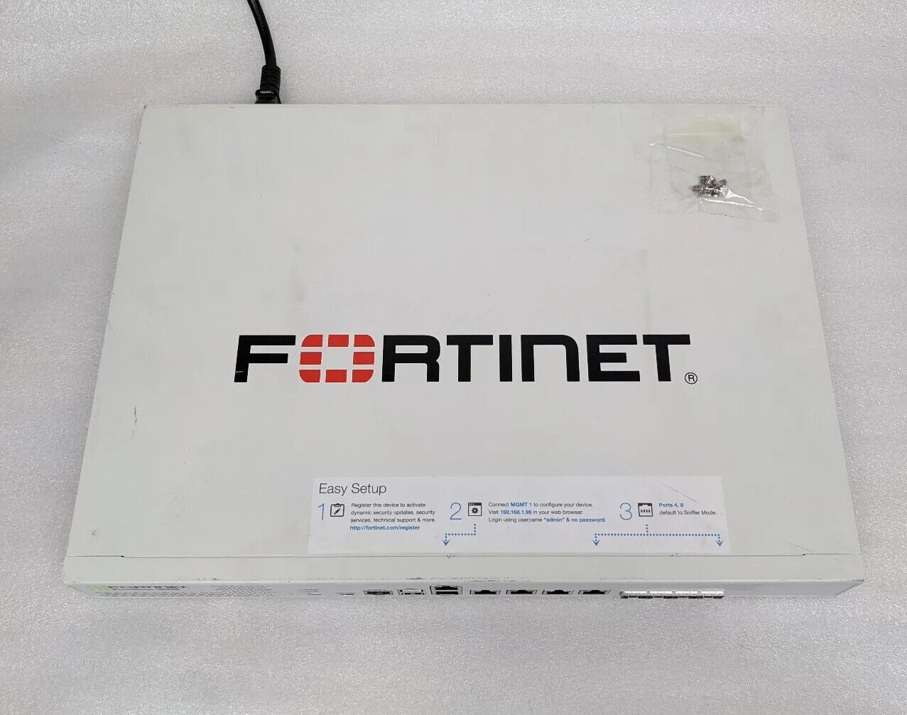 Fortinet Fortigate FG-300D Firewall Gateway Network Security | No HDD No Software