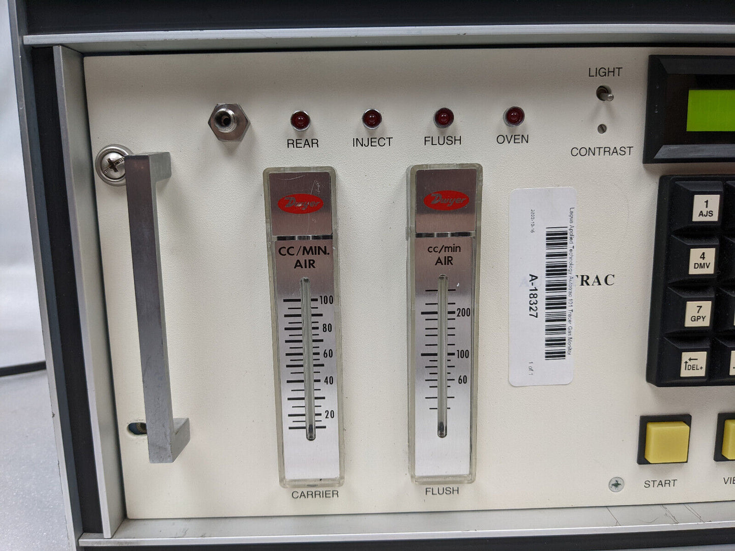 Lagus Applied Technology Autotrac 101 Tracer Gas Monitor | Lagus Autotrac 101