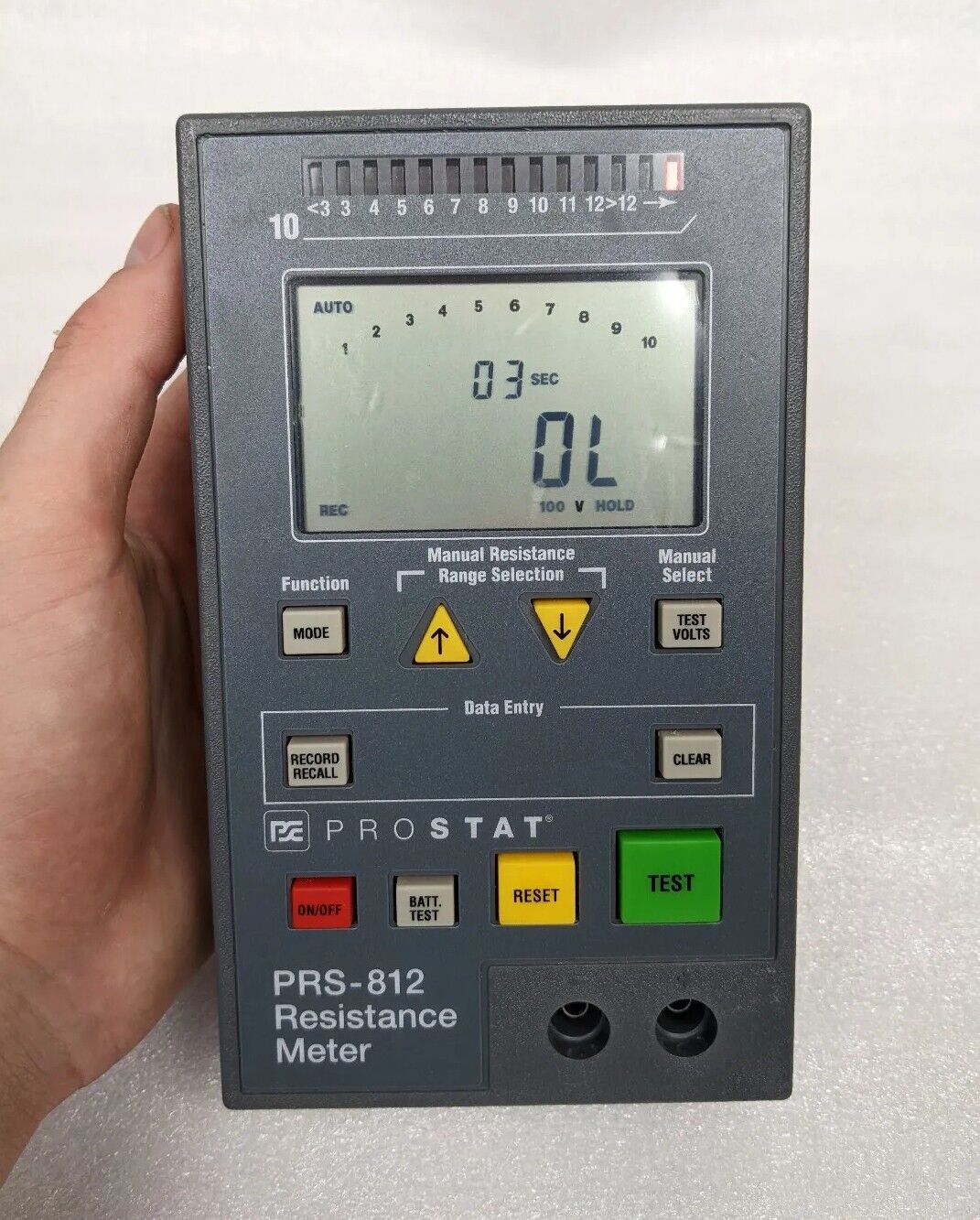 Prostat PRS-812 Resistance Meter w/ Prostat PRS-800LB Probes