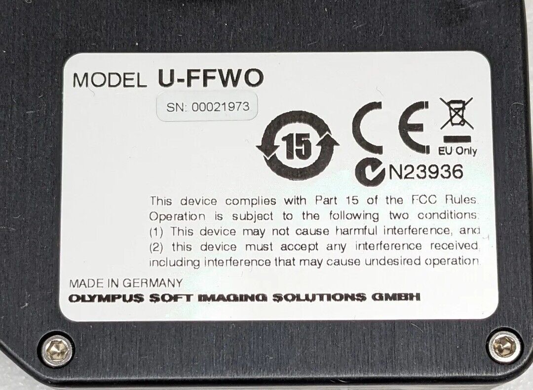 Olympus U-FFWO Fast-Emission Filter Wheel | IX53, IX73, IX83, IX51, IX71, IX81