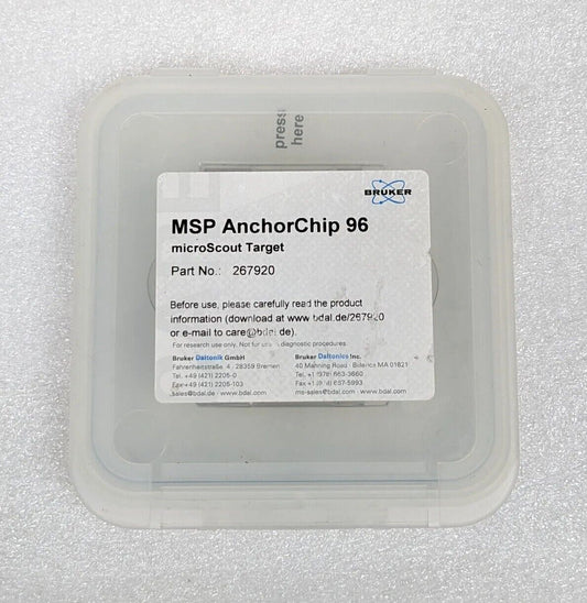 Bruker MSP AnchorChip 96 microScout Target | Part No. 267920