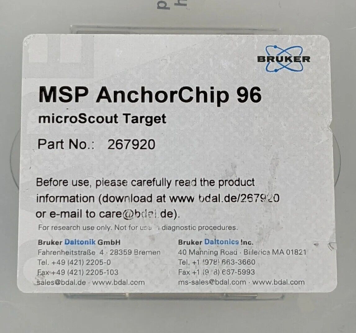 Bruker MSP AnchorChip 96 microScout Target | Part No. 267920