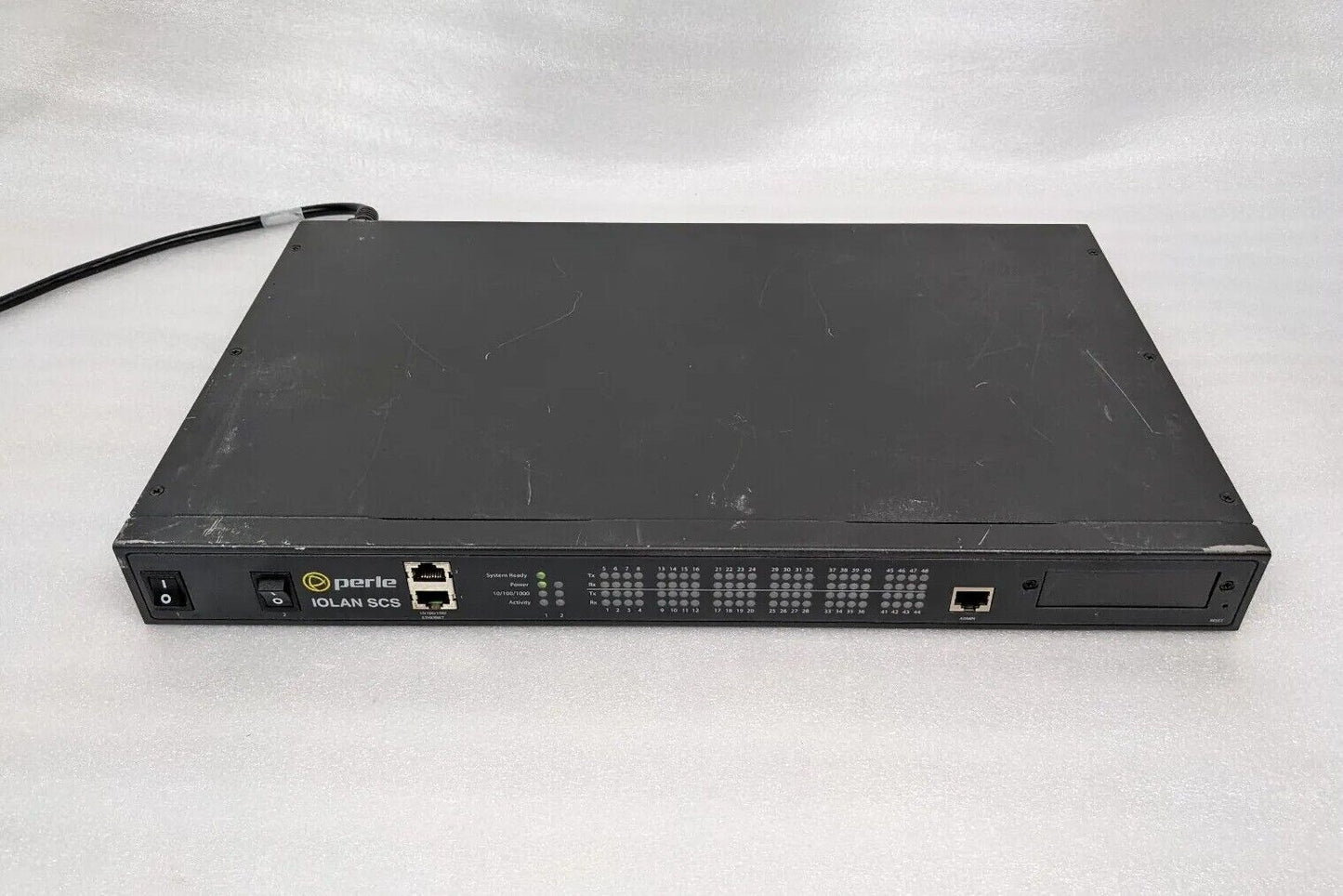 Perle IOLAN SCS48C DAC 48 port Dual AC Dual Gigabit Ethernet Ports | 04030750