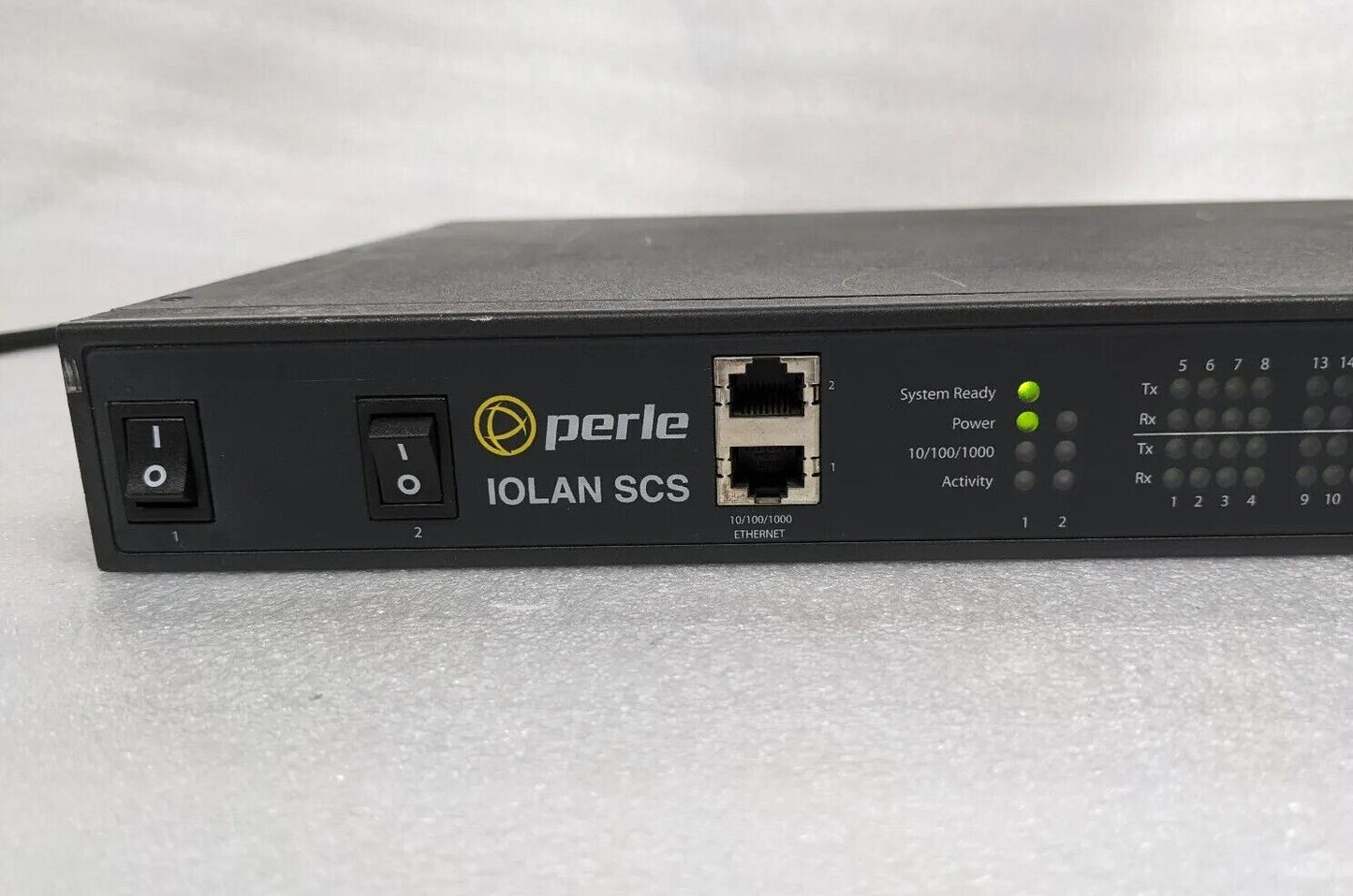 Perle IOLAN SCS48C DAC 48 port Dual AC Dual Gigabit Ethernet Ports | 04030750