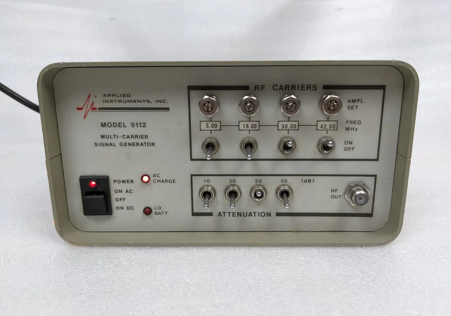 Applied Instruments 5112 Multi Carrier Signal Generator