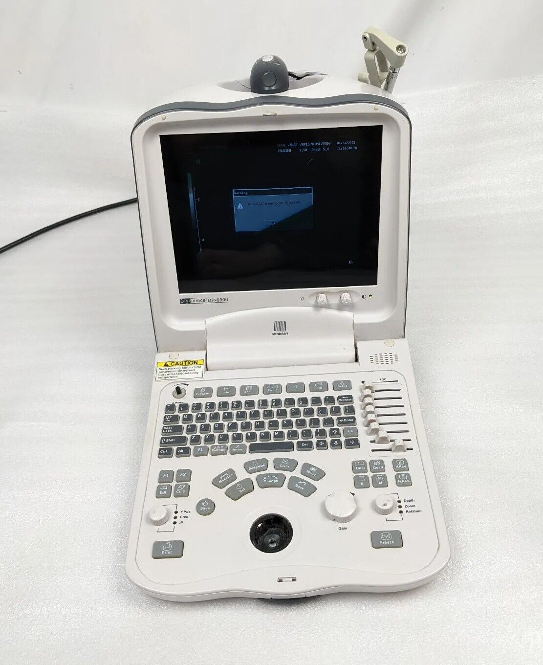 Mindray DP-6900 Digital Ultrasonic Diagnostic Imaging System - Power Tested Only