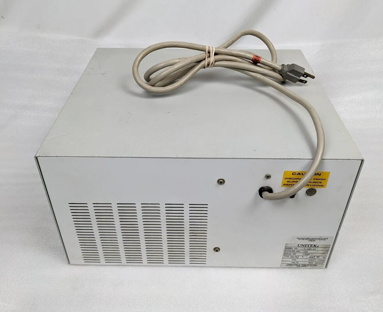 Unitek Miyachi 125 Watt Seconds 1-163-02 Resistance Spot Welding Power Supply