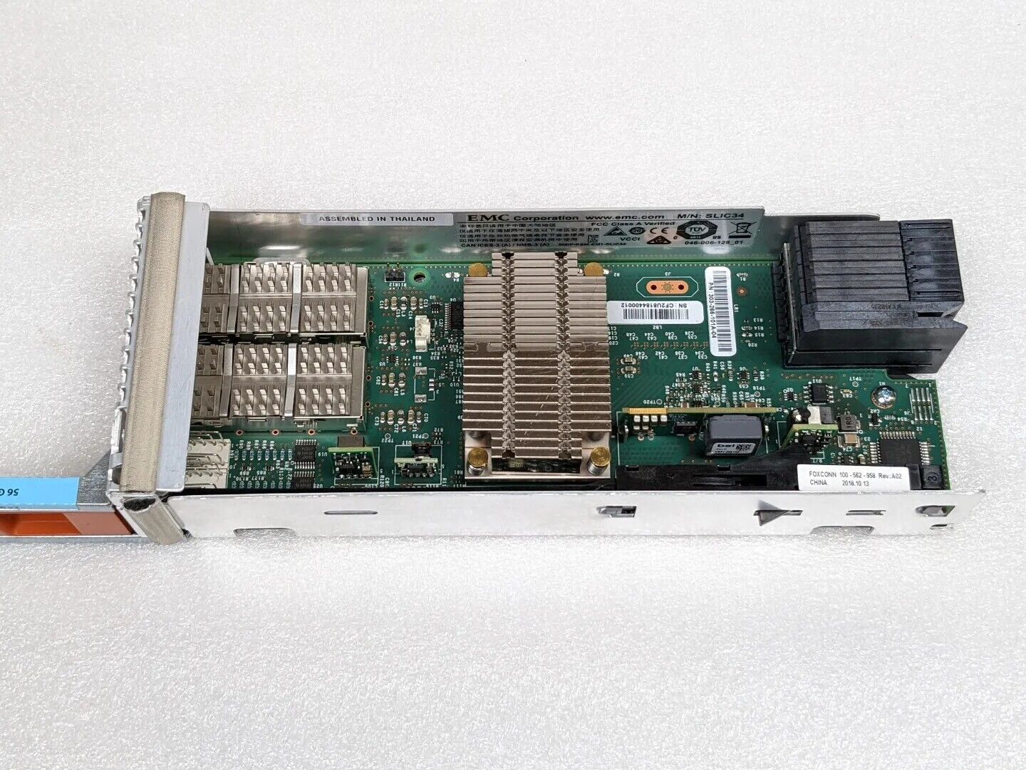 EMC SLIC34 303.266.101A.04 56GB IB v2 | 2-Ports Enhanced Sib x16