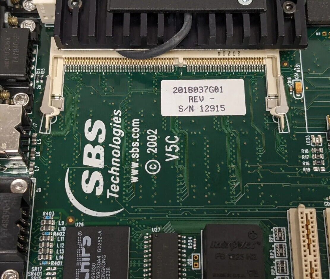 SBS Technologies V5C VME Board | 201B037G01